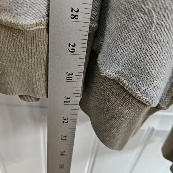 Vintage Reebok Sweatshirt Mens 3X Tan Gray Streetwear 90s Retro Skater Relaxed - Picture 7 of 9